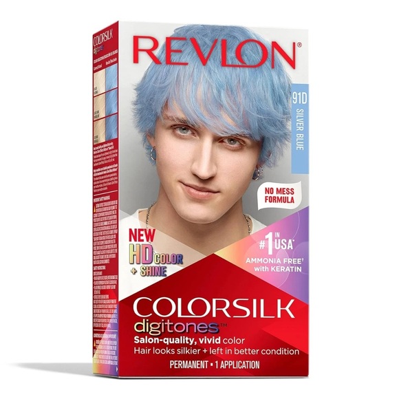 2x Revlon Colorsilk 91D Silver Blue – Jack Frost Christmas Hair Color Deal $23 - Picture 3 of 10